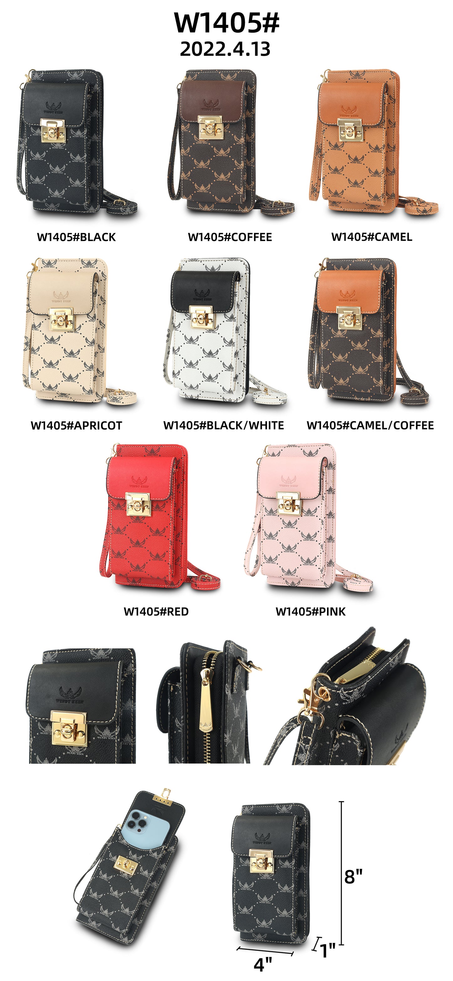 W1405 Wendy Keen Cellphone Wallet