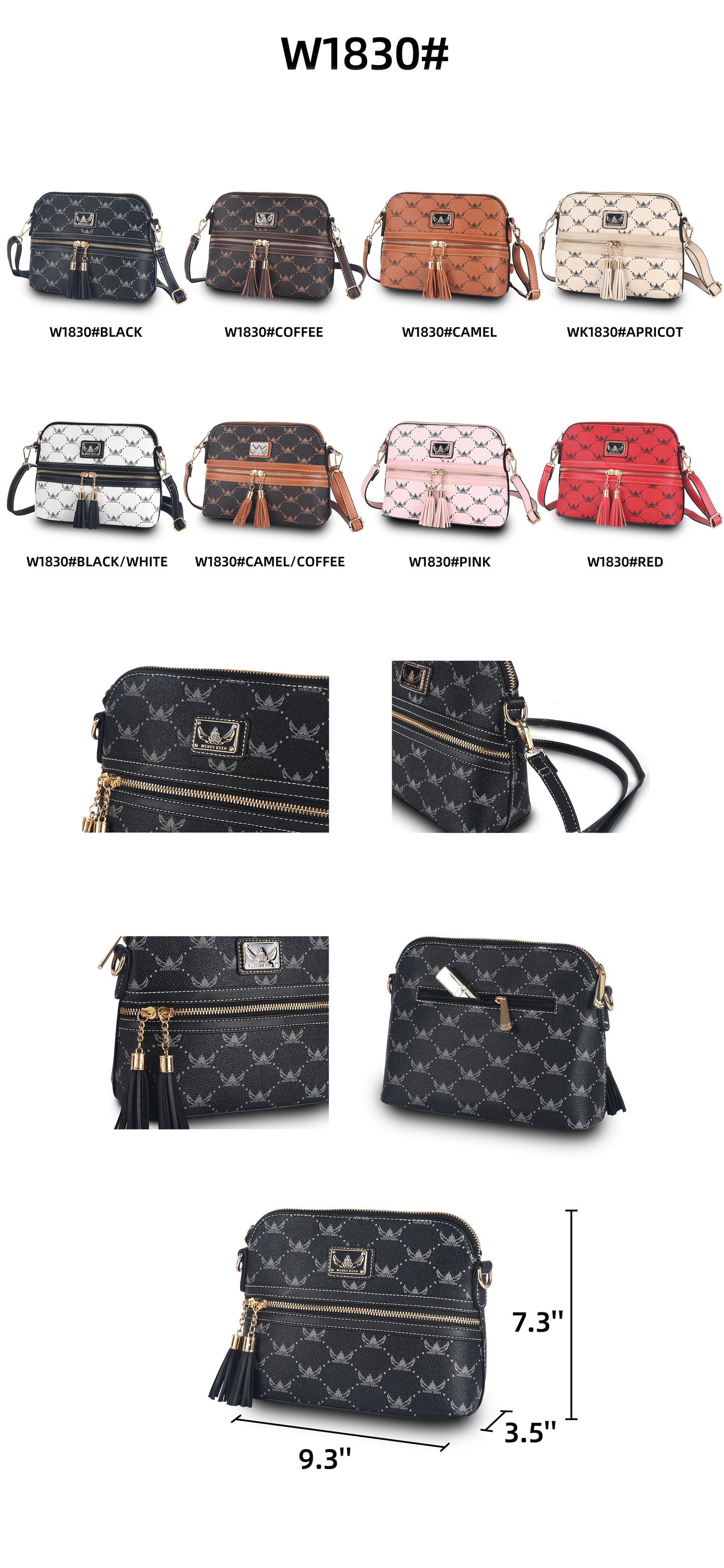 Wendy Keen Tassel Crossbody #W1830