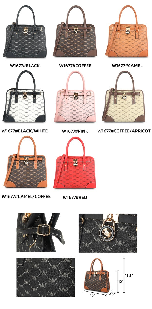 #W1677 Large Lock Tote
