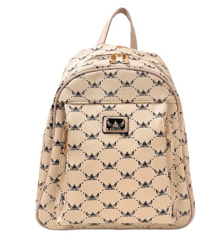 Wendy Keen Monogram Pocket Backpack #W1403