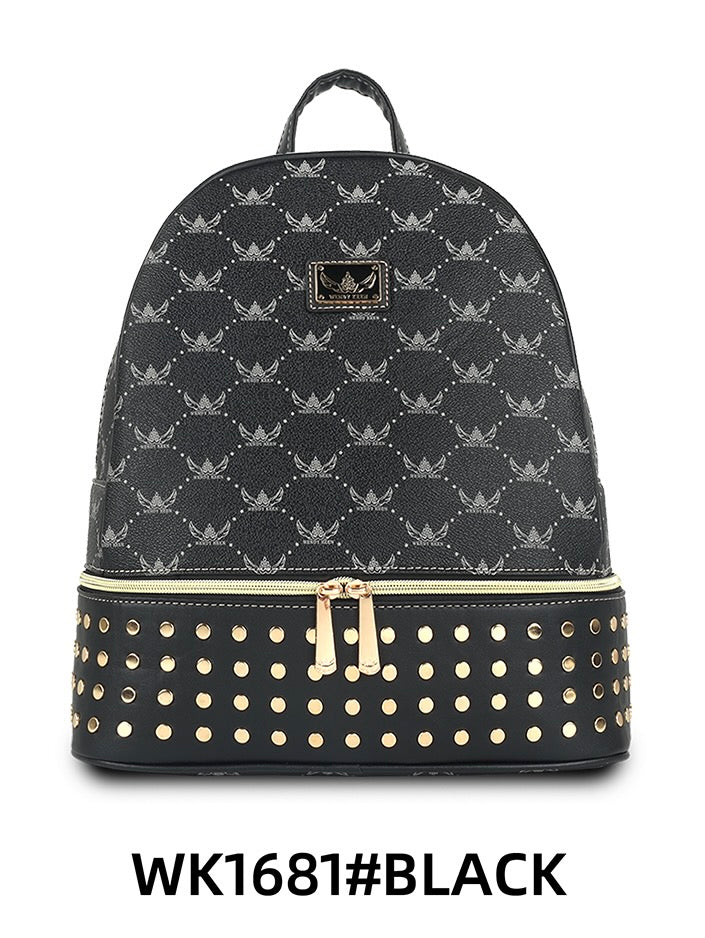 #W1681 Wendy Keen Large Stud Backpack