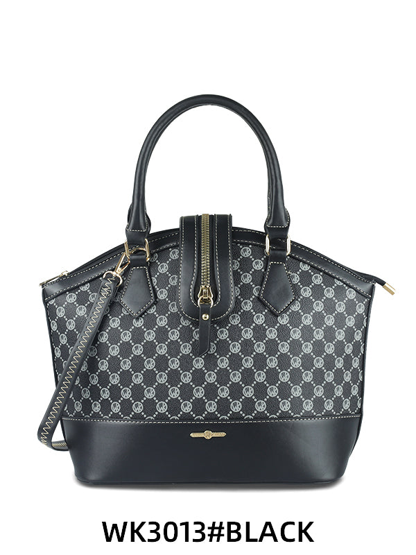 #W3013 Wendy Keen Zipper Flap Satchel