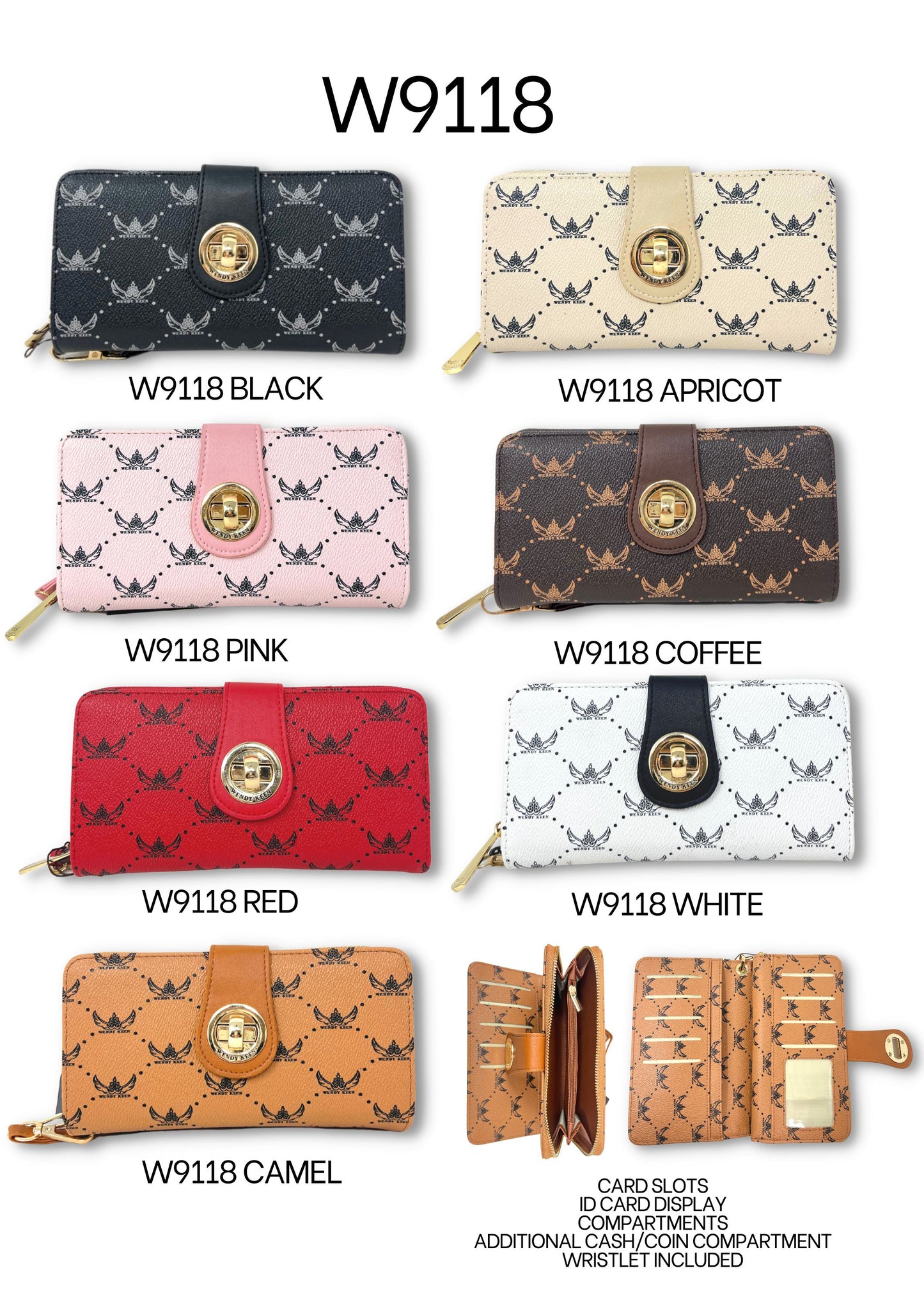 #W9118 Wendy Keen Long Buckle Wallet