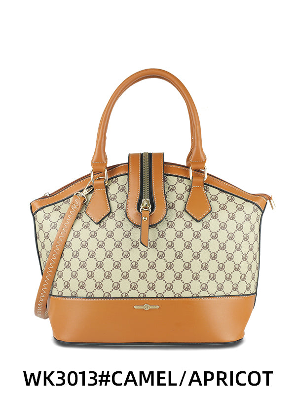 #W3013 Wendy Keen Zipper Flap Satchel