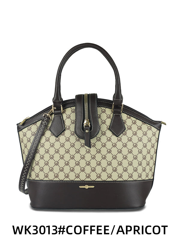 #W3013 Wendy Keen Zipper Flap Satchel