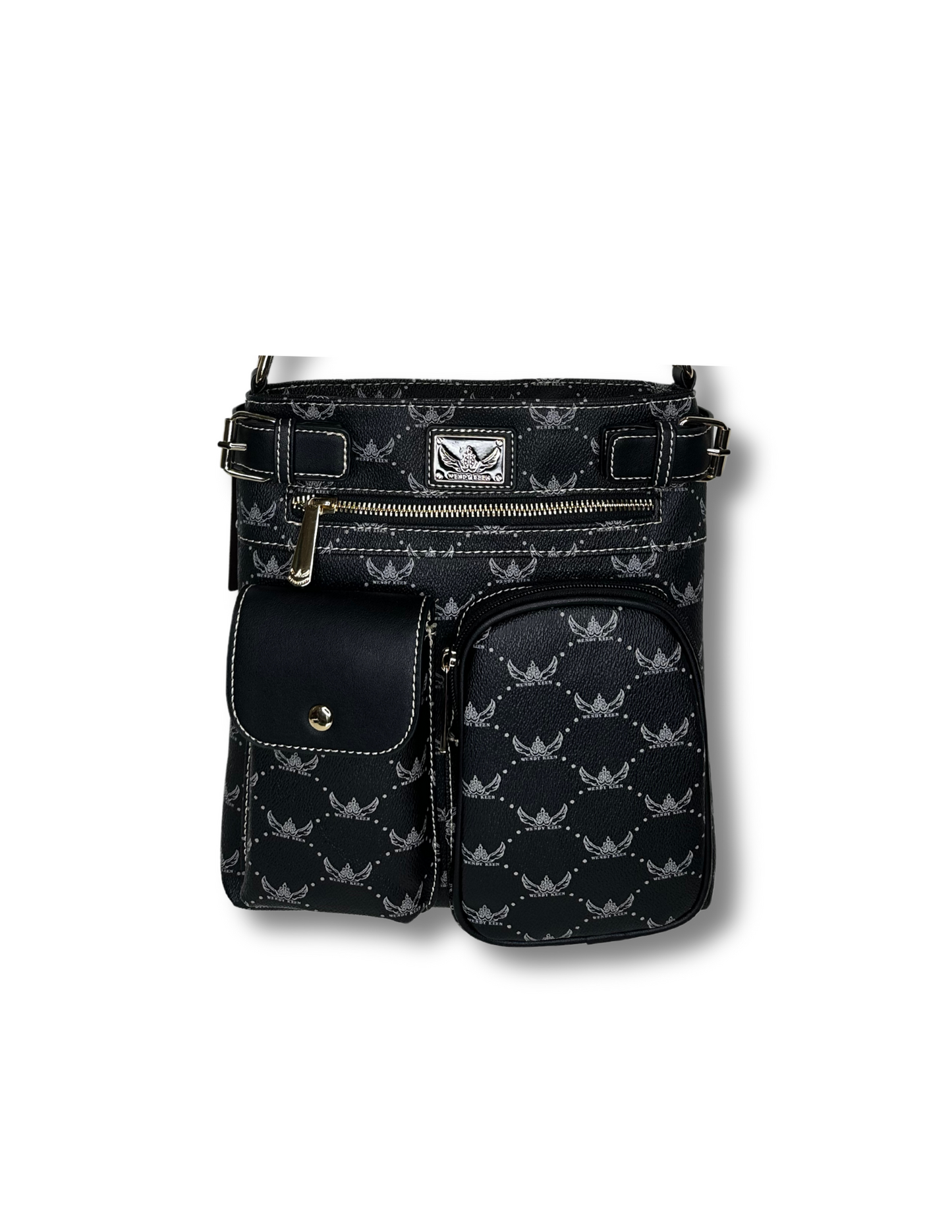 Wendy Keen Multi Pocket Crossbody #W2179