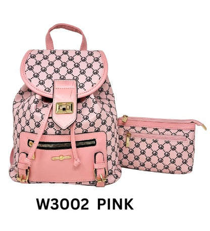 #W3002 Wendy Keen Backpack with Pouch