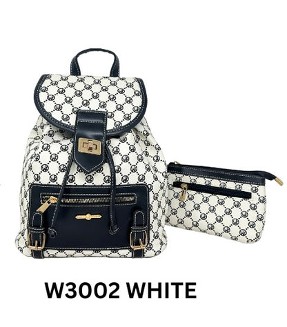 #W3002 Wendy Keen Backpack with Pouch