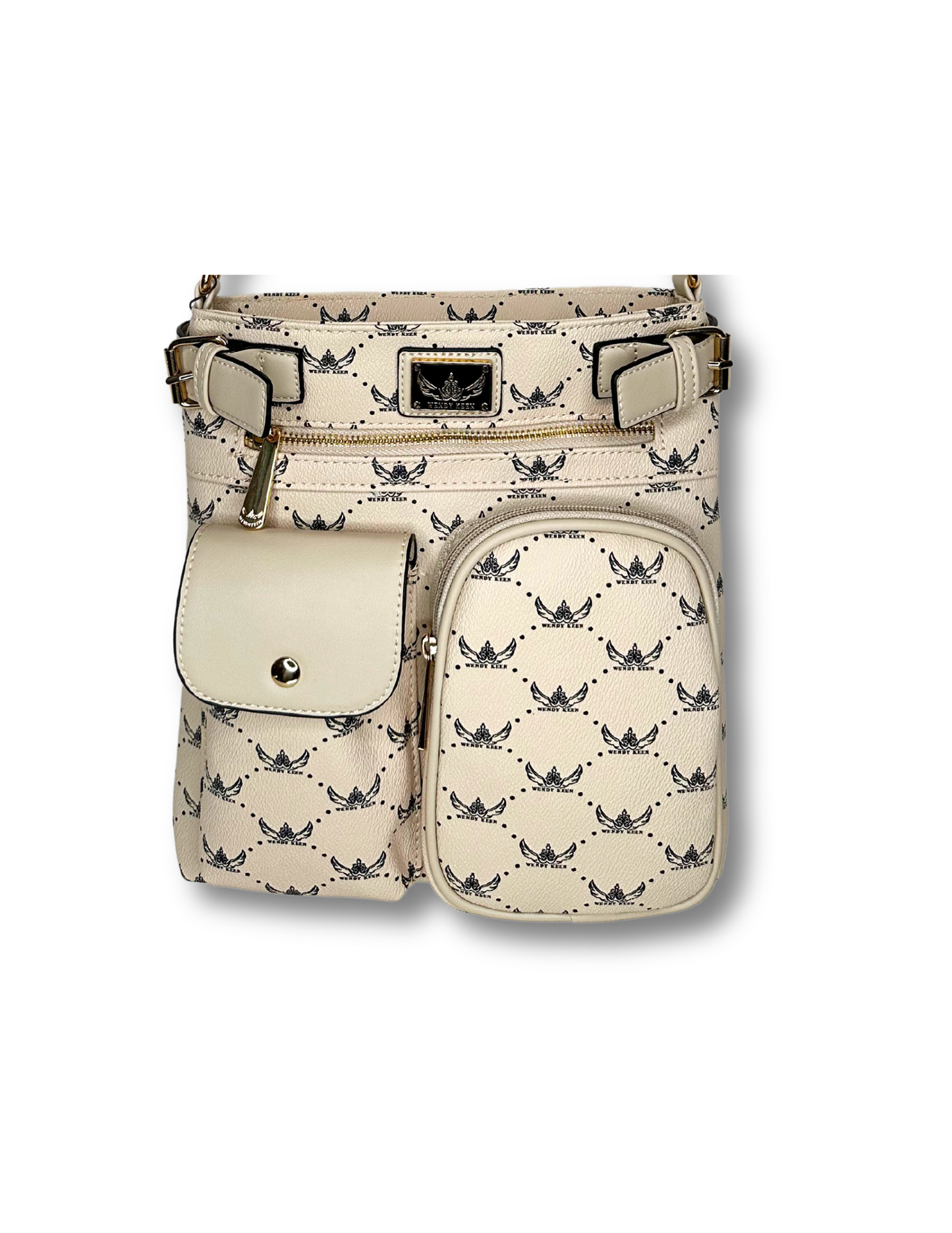 Wendy Keen Multi Pocket Crossbody #W2179